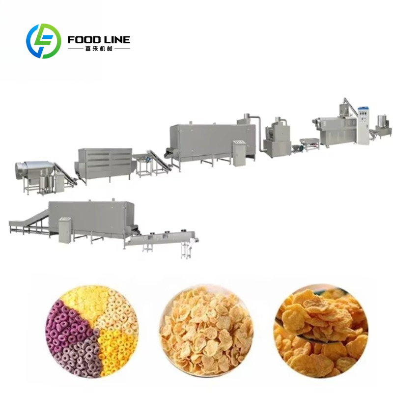 Food Snacks Making Machine - Customized Cost Saving Automatic Corn Flake