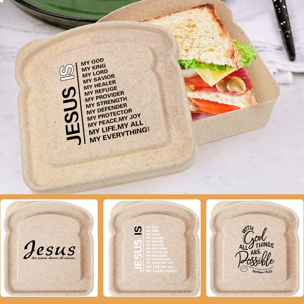 Food Snacks Box - Reusable Toast Bento Storage Case Sealing