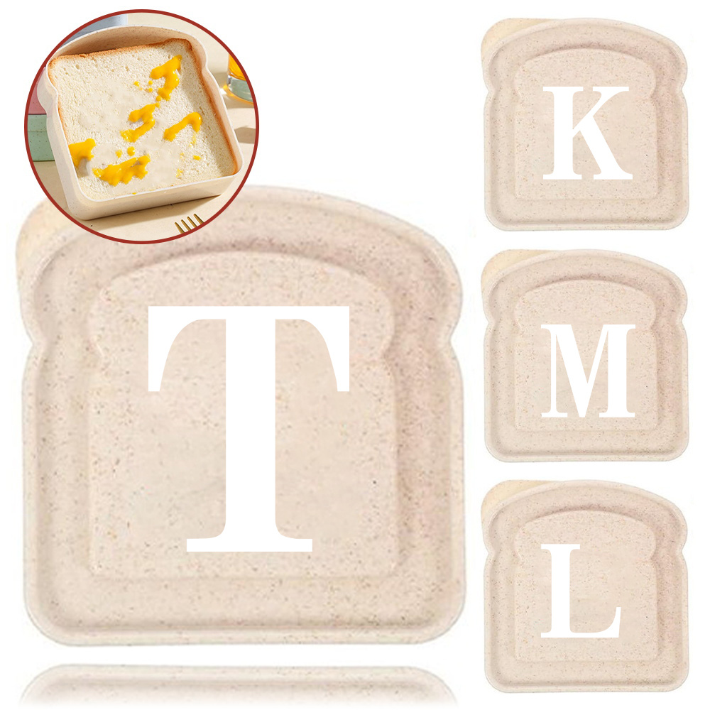 Food Snacks Box - Portable Eco-Friendly Toast Bento Box Reusable