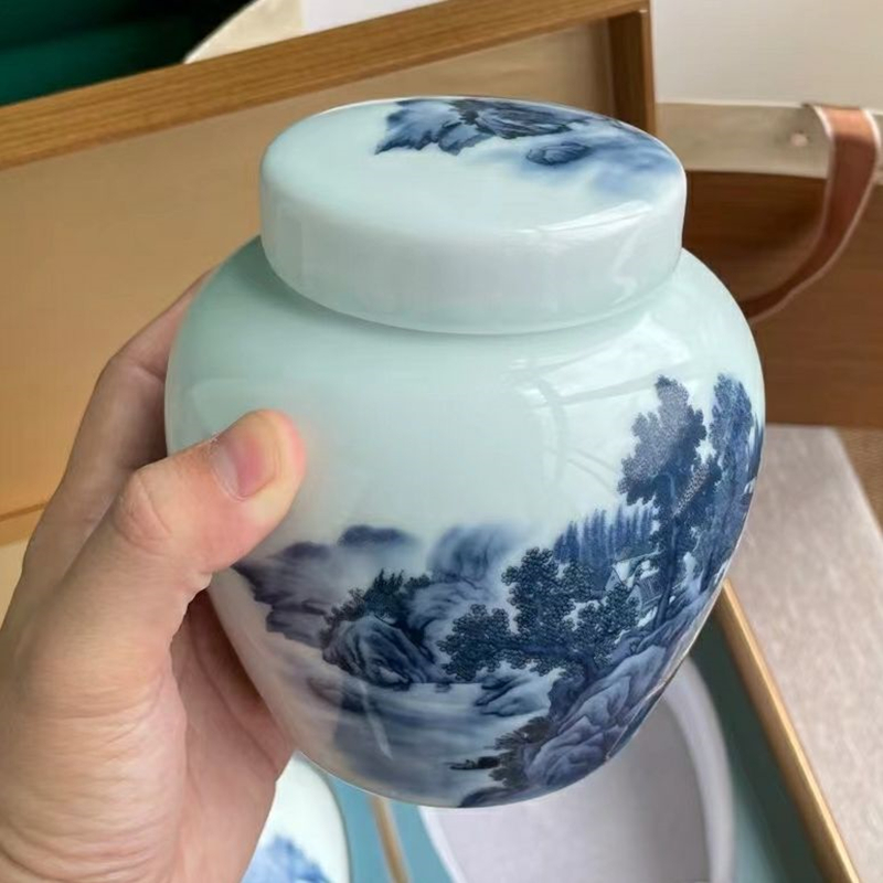 Landscape Pattern Tea Coffee S - Food Snacks Box 评论和价格