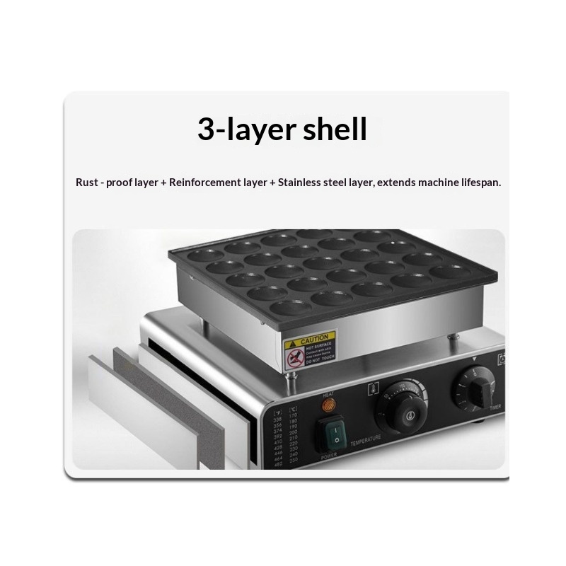 Non-Stick Surface Electric Pan - Food Snacks Making Machine 评论和价格
