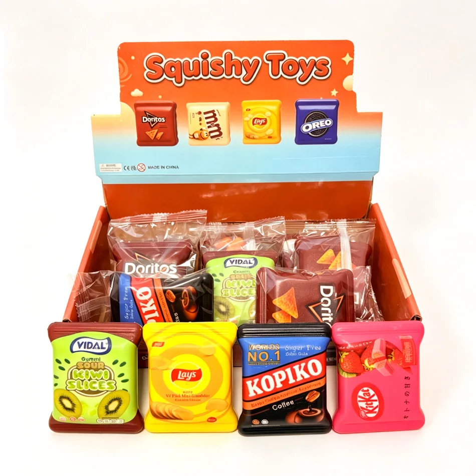 1-12Pcs Blind Box Squishy Toys - Food Snacks Box 评论和价格