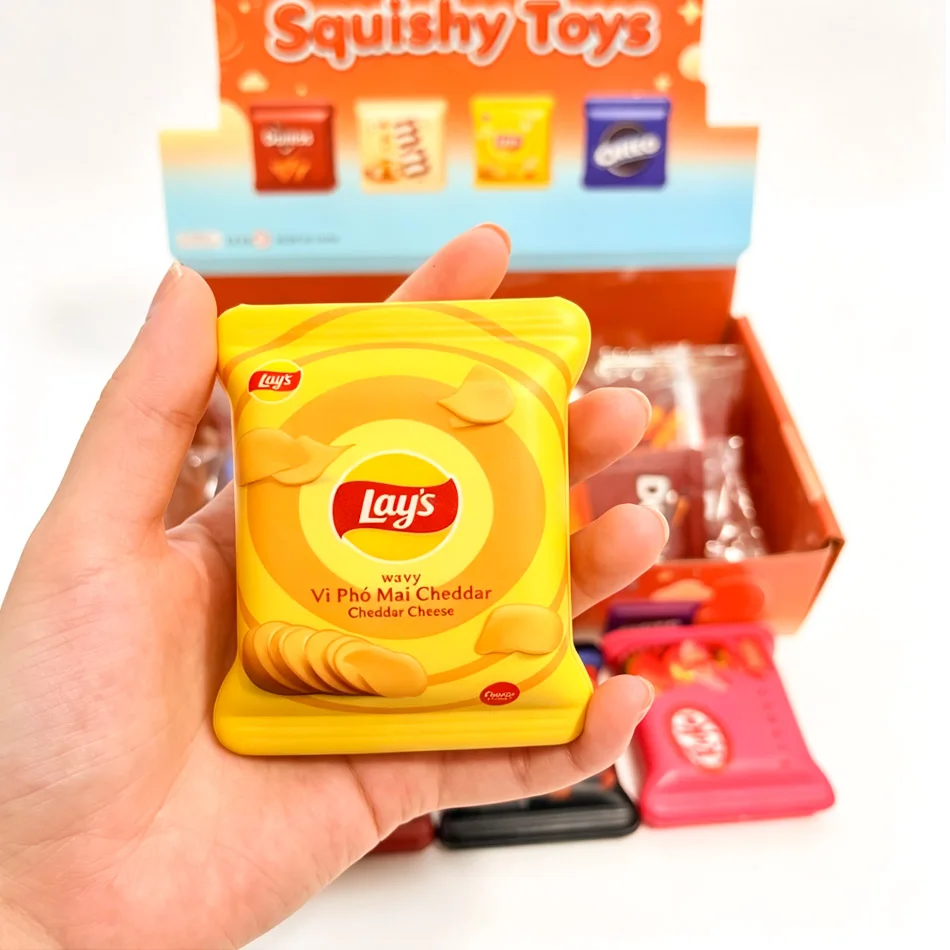 1-12Pcs Blind Box Squishy Toys - Food Snacks Box 评论和价格