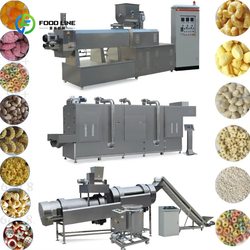Customized Double Screw Extrud - Food Snacks Making Machine 评论和价格