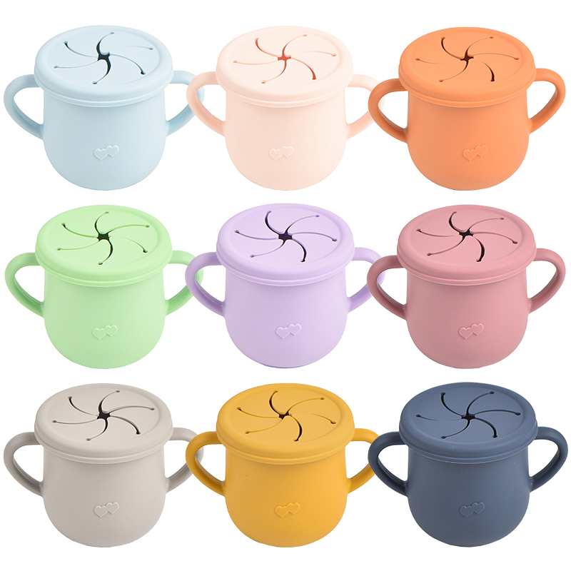 Baby Silicone Feeding Cups Por - Food Snacks For Toddlers 评论和价格