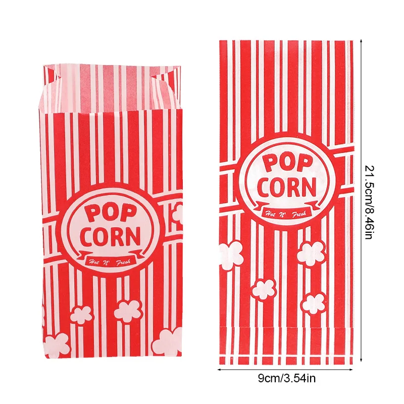 50Pcs Popcorn Packaging Bags S - Food Halloween Snacks 评论和价格