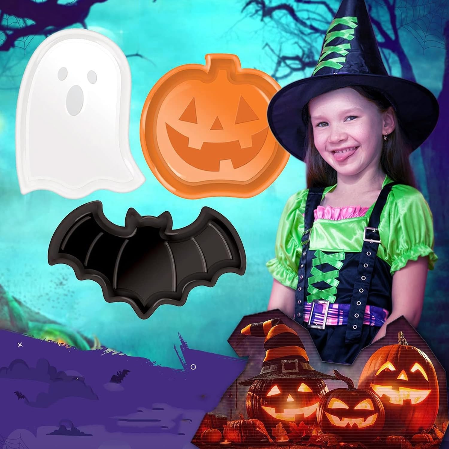2026 Reusable Halloween Servin - Food Halloween Snacks 评论和价格
