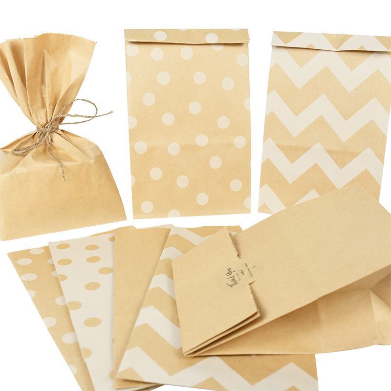 10pcs Brown Kraft Paper Gifts  - Food Halloween Snacks 评论和价格