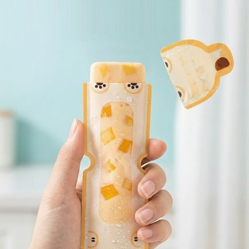 20 Pcs Cute Cartoon DIY Ice Po - Food Snacks For Toddlers 评论和价格