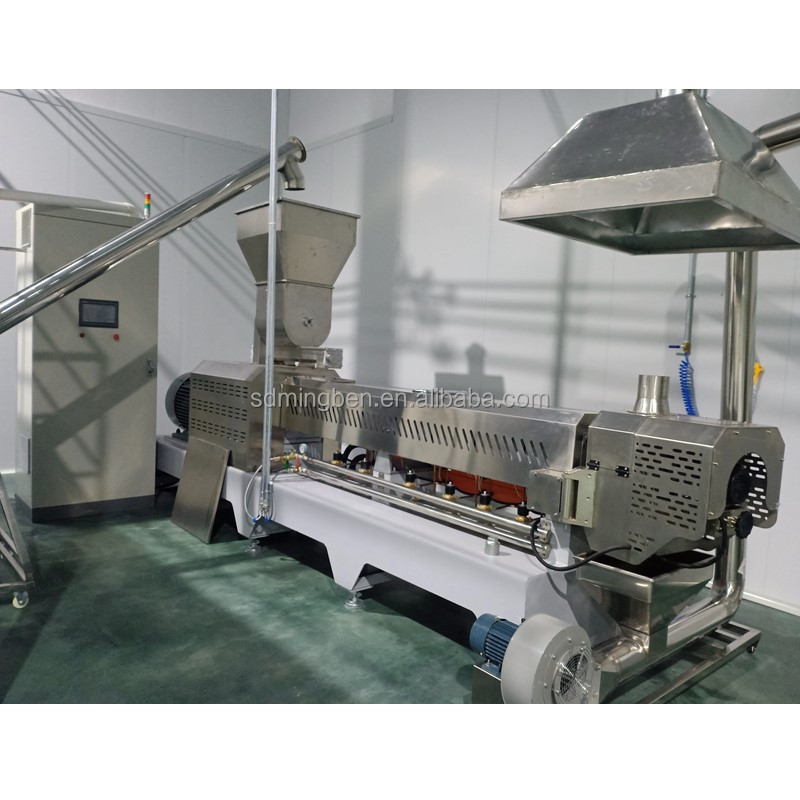 Automatic Twin Screw Extruder  - Food Snacks Making Machine 评论和价格