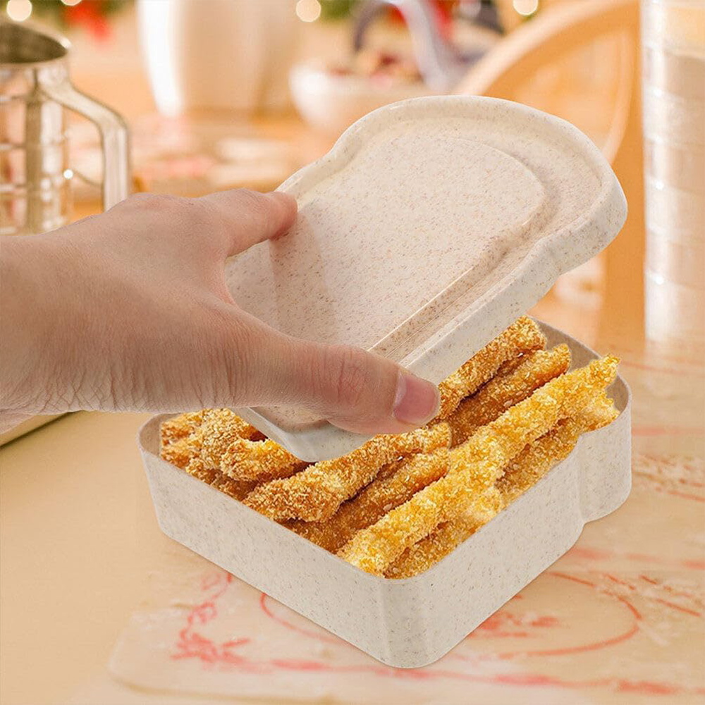 Portable Eco-Friendly Toast Be - Food Snacks Box 评论和价格